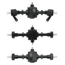 3PCS Front Middle Rear Bridge Axle w/ Metal Gear for Q60 Q64 EAT01 FY004A B36 MN77 1/16 6WD RC Car