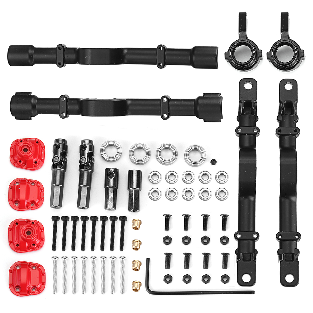 RBR/C 4X4 Differentials Metal OP Set for MN D90 91 96 99 99S 40 45 RC Car Parts