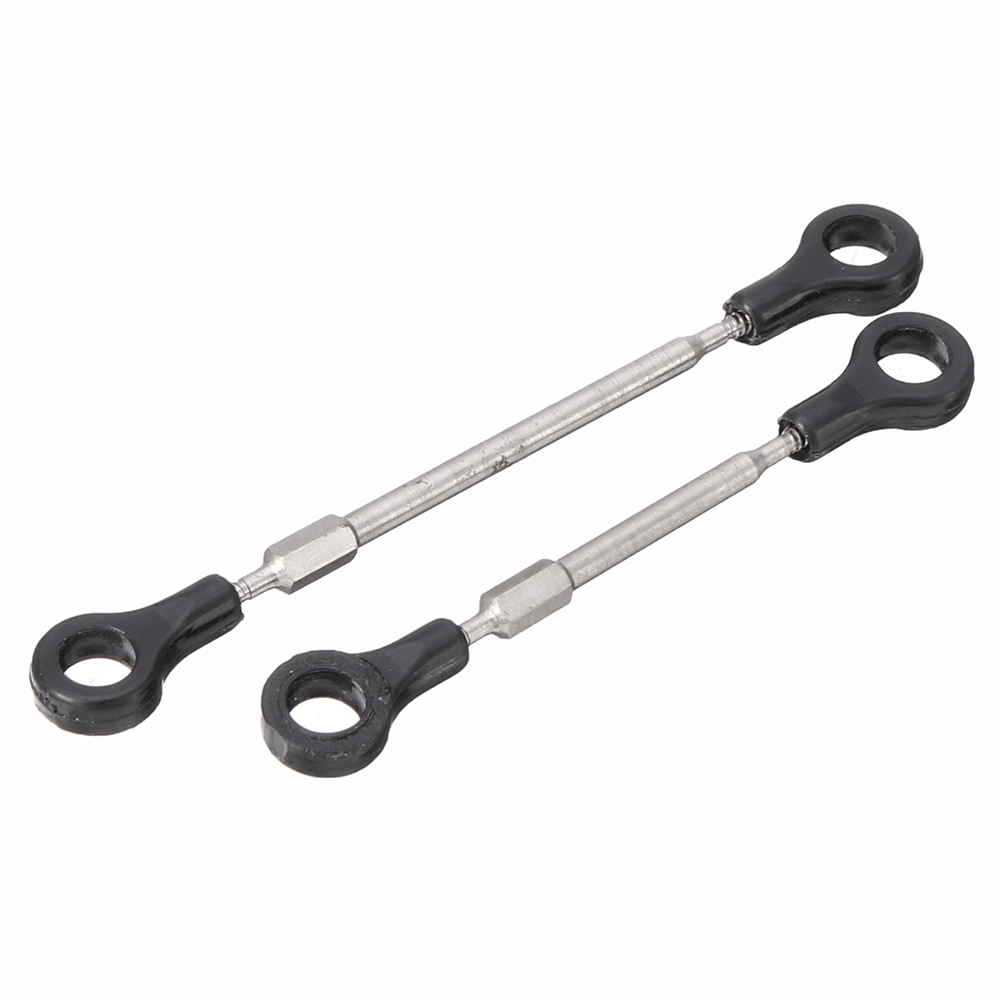 2PCS Sinohobby Mini-Q V28-019Z Adjustable Linkage Rods for 1/28 RC Car Spare Parts