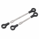 2PCS Sinohobby Mini-Q V28-019Z Adjustable Linkage Rods for 1/28 RC Car Spare Parts