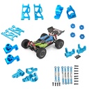 Wltoys 144001 1/14 Upgrade Metal RC Car Parts Swing Arm C Seat Connector Steering cup rear Wheel Seat