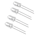 4PCS Wltoys 0122 LED Lights 5mm for 12423 12428 12428-B 1/12 RC Car Spare Parts