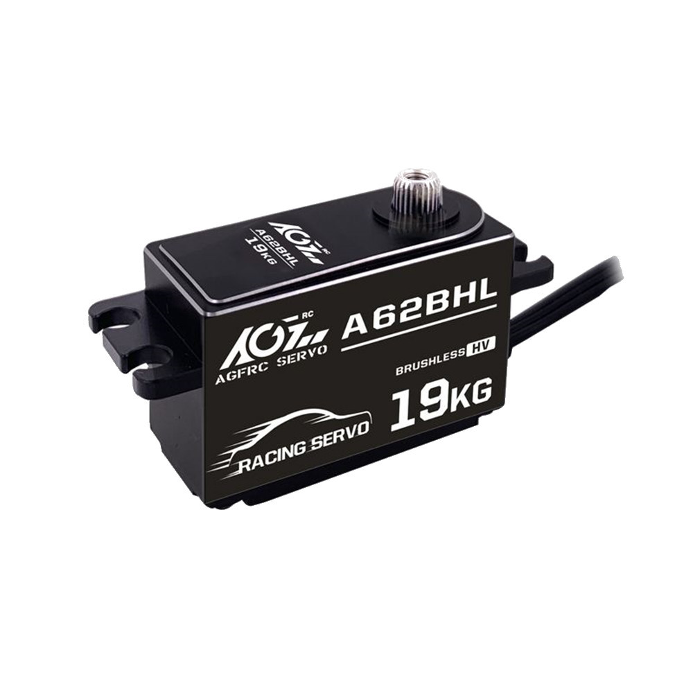 AGF A62BHL 19KG Super Torque Full Metal Brushless Servo Programmable Digital Steering Parts for RC Models