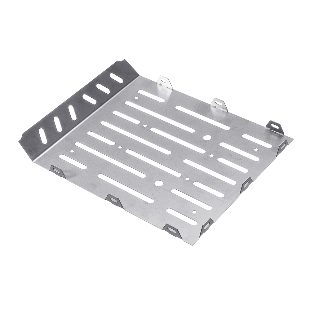 Upgraded Stainless Steel Rear Trunk Plate Lid for Benz TRX6 G63 6X6 RC Car Spare Parts
