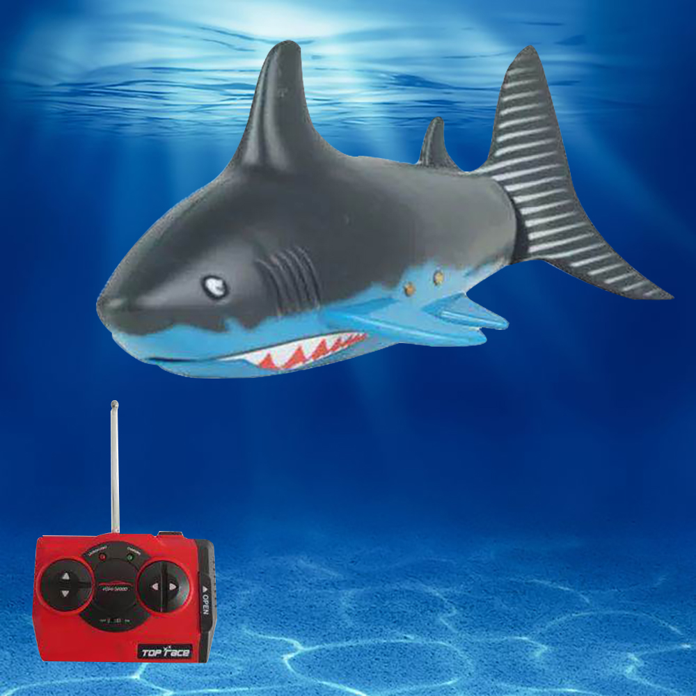 RC Mini Submarine Shark Fish Remote Control Under Water Ship Model Kids Toy
