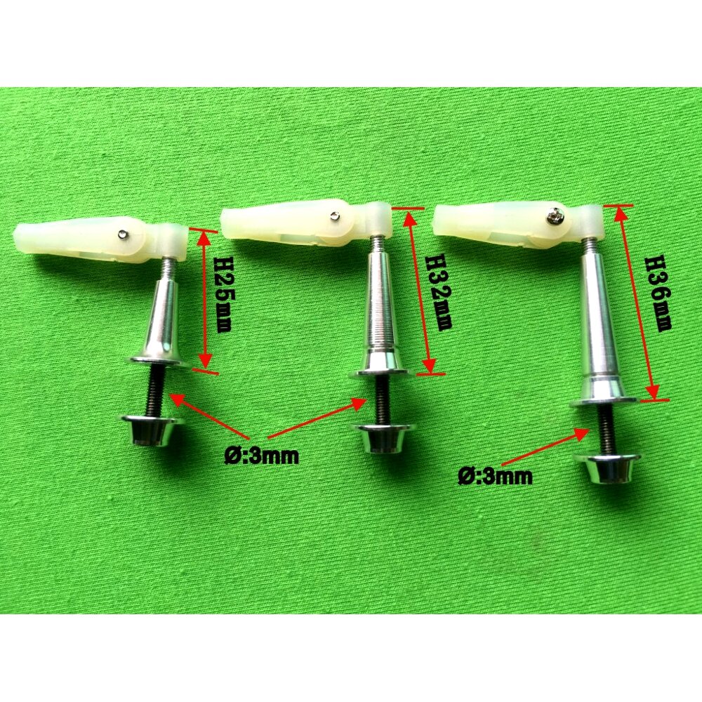 CNC Aluminum Rocker Arm Helm Rudder Chuck H25MM/H32MM/H36MM RC Plane Accessories