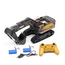HuiNa 1592 with 2/3 Batteries 1/14 2.4G 22CH RC Excavator Engineering Vehicle Model Alloy Construction Truck