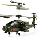 SYMA S109G 3.5CH Beast RC Helicopter RTF AH-64 Military Model Kids Toy