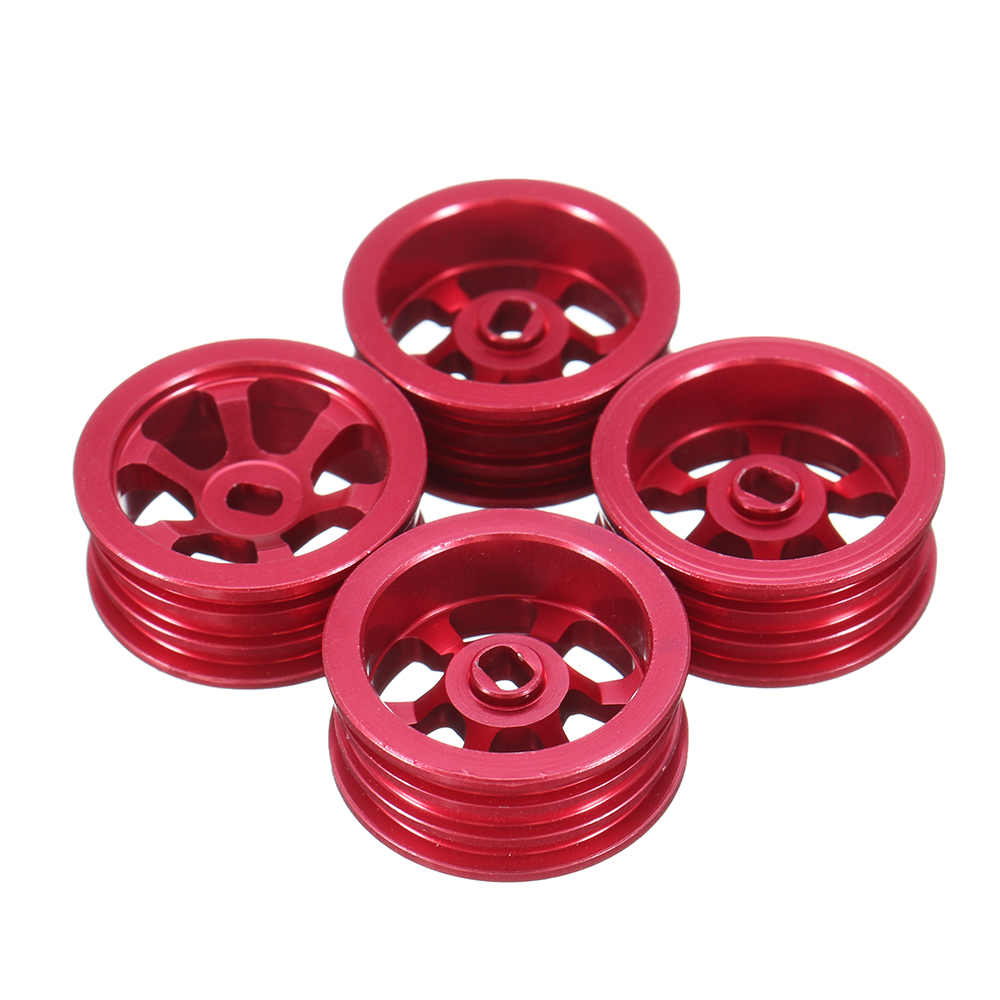 4PCS Wltoys K969 K979 K989 1/28 Metal Wheel Rims Hubs RC Car Spare Parts