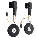 Metallic Worm-type Electronic Retractable Landing Gear for Small Real Electric Fixed-wing RC Aircraft Airplane