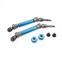 2PCS RC Alloy Front Universal Drive Shaft CVD for Slash 1/10 RC Car Vehicles Model Spare Parts