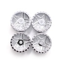 4PCS Orlandoo Hunter Wheel Hub Rims for OH35A01 OH32A03 OH32P02 1/32 1/35 RC Car