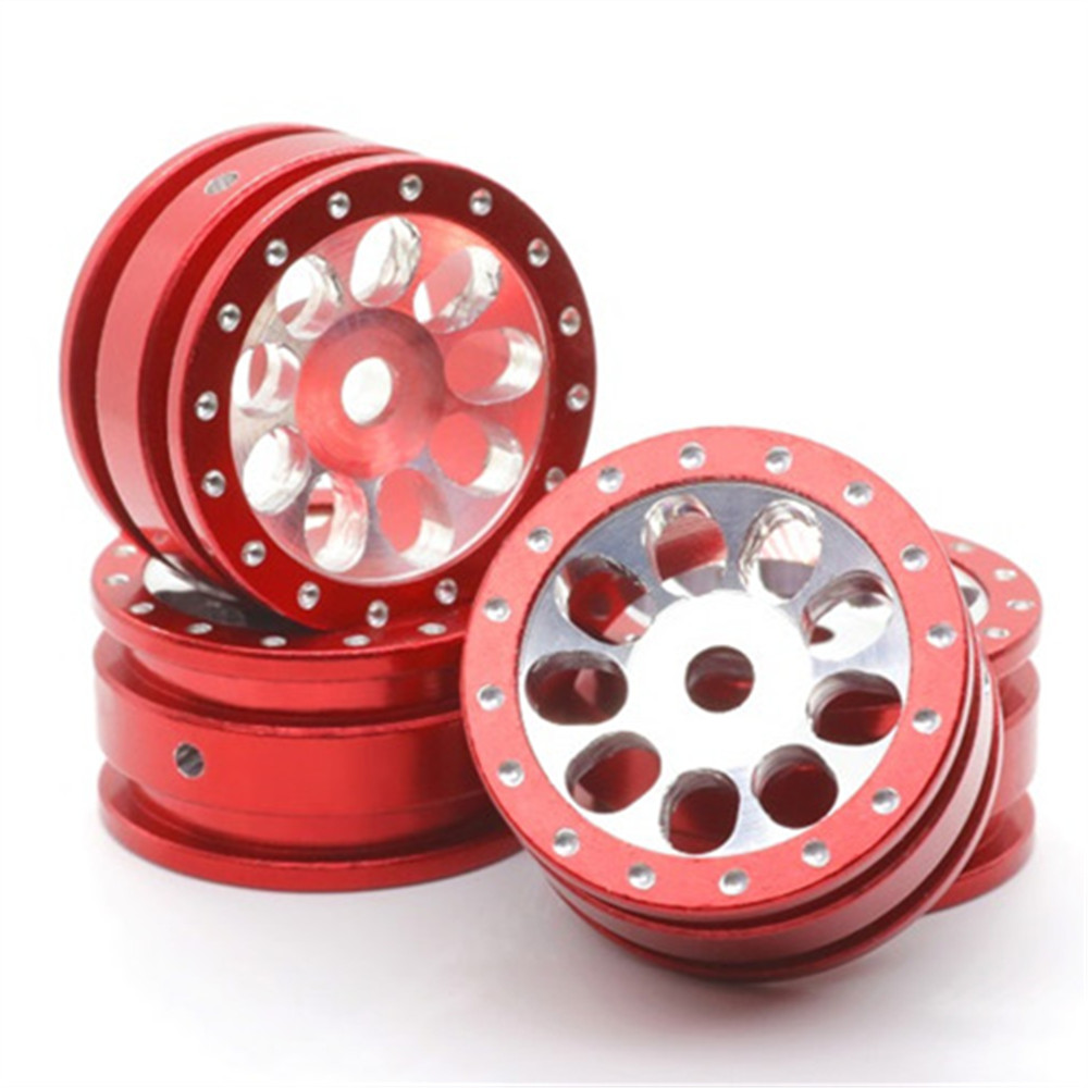 4PCS Orlandoo Hunter GA4010 Metal 9 Wheel Hub Rims for OH35A01 OH32A03 OH32P02 1/32 1/35 RC Car Model