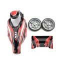 EMAX Intercepter FPV RC Car Body Shell+Tail Wing+Wheels for 1/24 Vehicles Model Spare Parts
