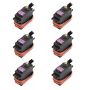 6PCS MG996R Metal Gear Digital High Torque Servo 55g For RC Airplane
