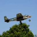 MinimumRC B-25 Mitchell Bomber 360mm Wingspan Micro 3CH RC Airplane Kit With Dual Motor