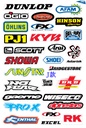 RC Car Vehicle Models Shell Body Sticker Paper Parts