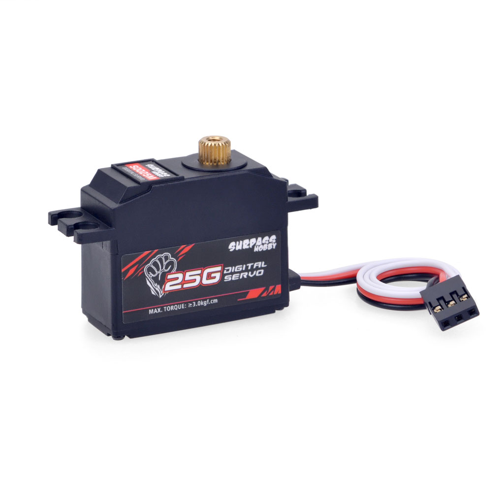 Surpass-Hobby 25g Metal Tooth Digital Steering Gear Servo For Wing Ducted Aircraft Model Ship Toy Car Lot Home Intelligent Robot