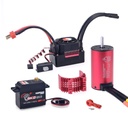SURPASS HOBBY KK 3665 Brushless Motor 2900KV&80A Brushless ESC 9KG Metal Gear Digital Servo RC Car Parts