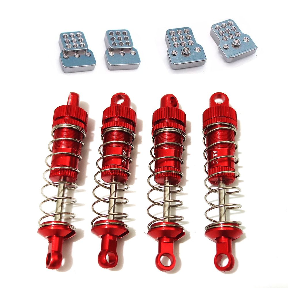 RBR/C Metal Shock Adapter With Bracket For WPL C14 C24 C34 C44 MN D90 D91 MN45 MN96 MN99 MN99S WLtoys A949 A959 A969 A979 K929 RC Car Parts