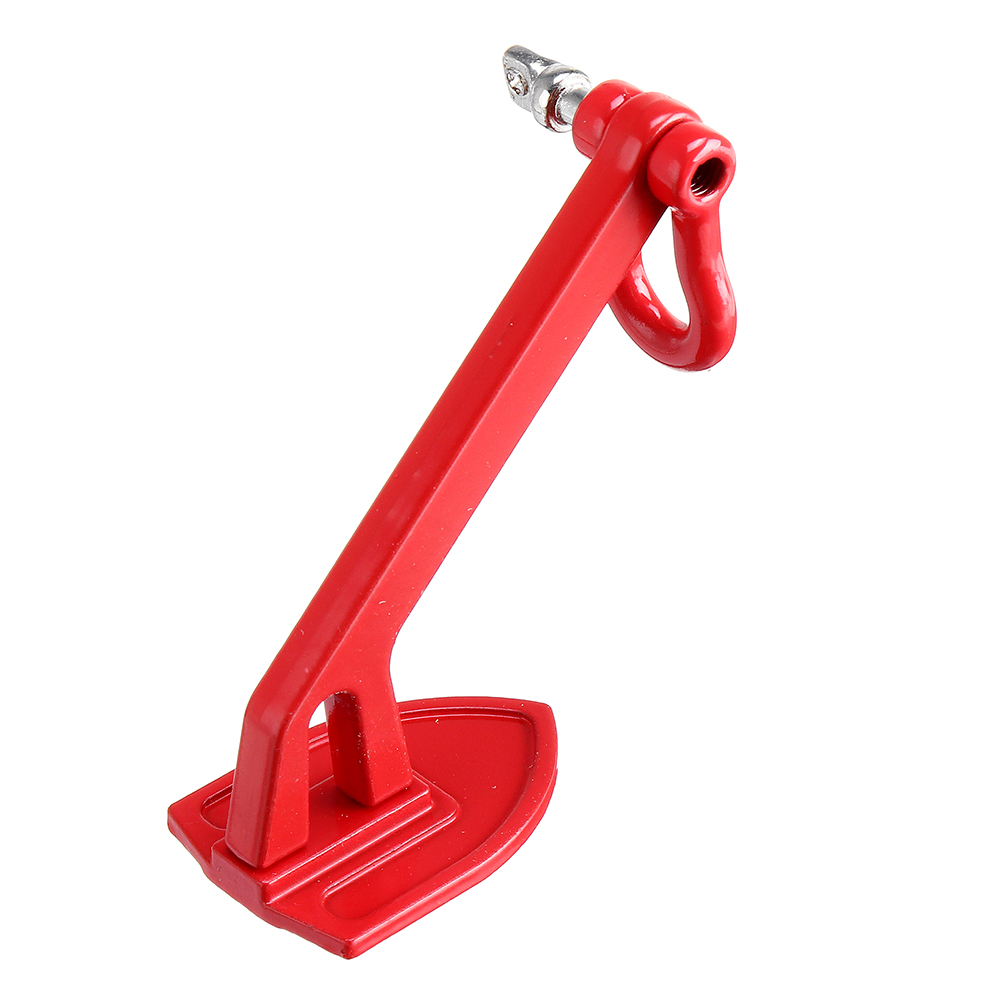 Metal Winch Anchor Earth Ground Fold UP Decoration Tool for 1/10 TRX4 TRX6 RC4WD SCX10 RC Crawler Truck Parts