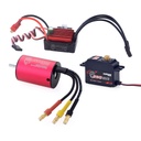 SURPASS HOBBY KK 2838 Brushless Motor 3600KV 35A Brushless ESC 25G Metal Gear Digital Servo RC Car Parts