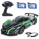 1:10 2.4G 4WD RC Car High Speed Off Road Lamplight 25KM/h Vehicles Model Two Batteries