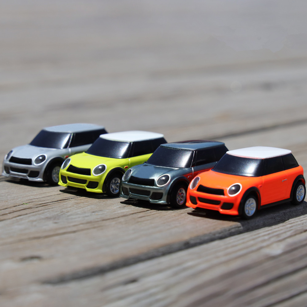 Turbo Racing RTR 1/76 2.4G 2WD Fully Proportional Control Mini RC Car LED Light Vehicles Model Kids Children Toys