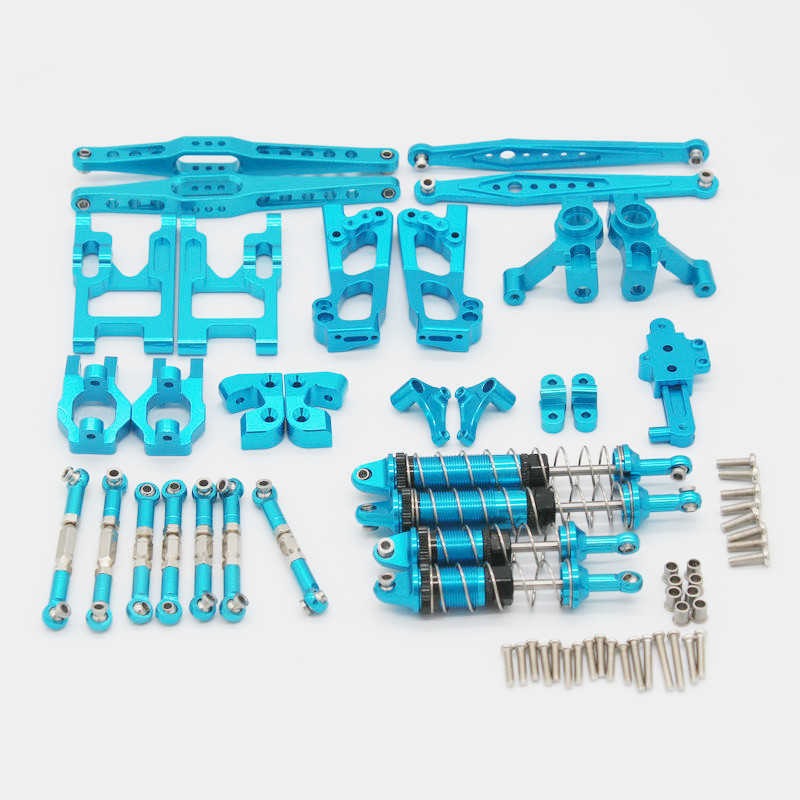Wltoys 1/12 12427 12428 Upgrade Metal C Seat Steering Cup Shock Adapter Set RC Car Parts