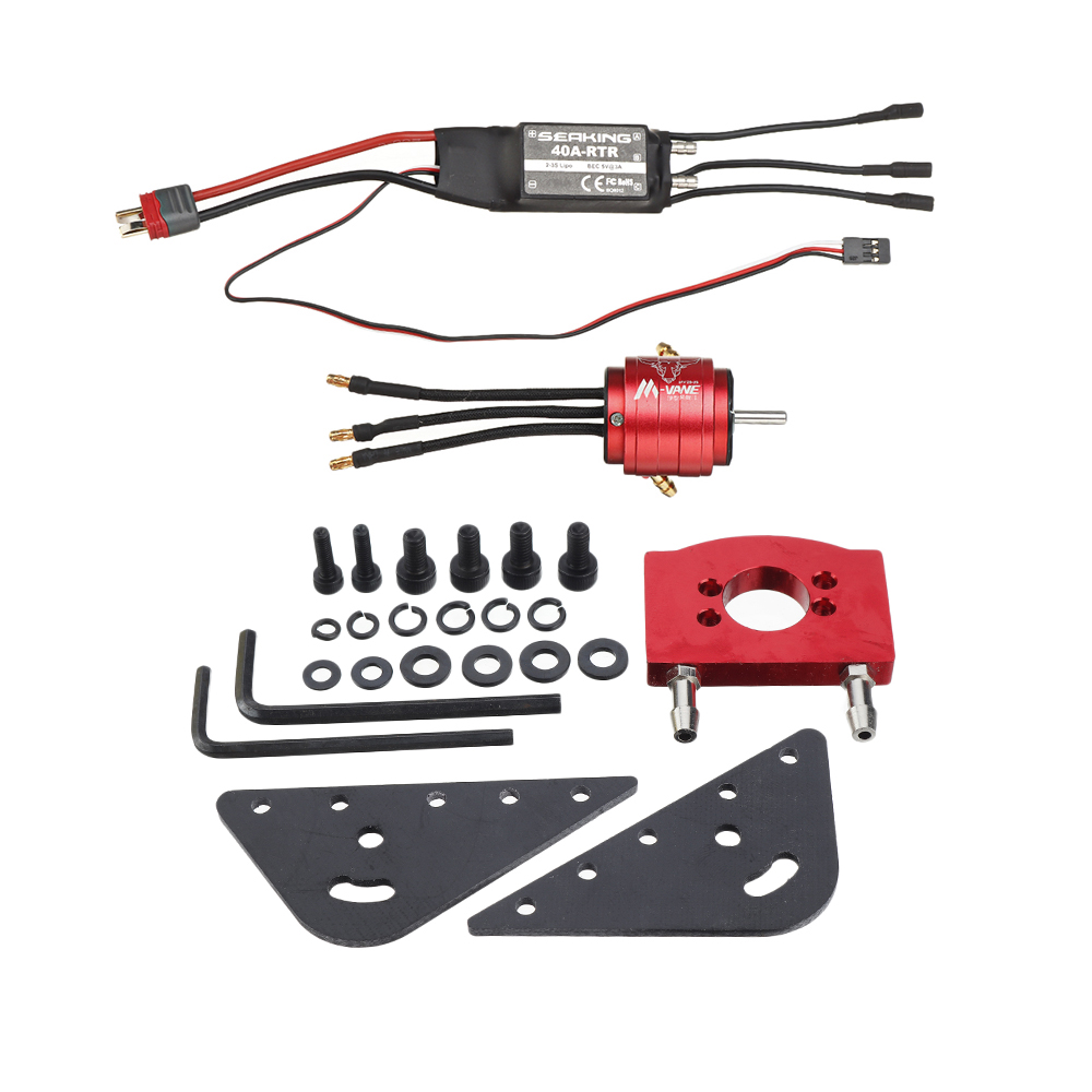 2s 3s 40A Double Sides Hobbywing ESC 2835 Brushless Motor Water Cooling Set RC Boat Parts