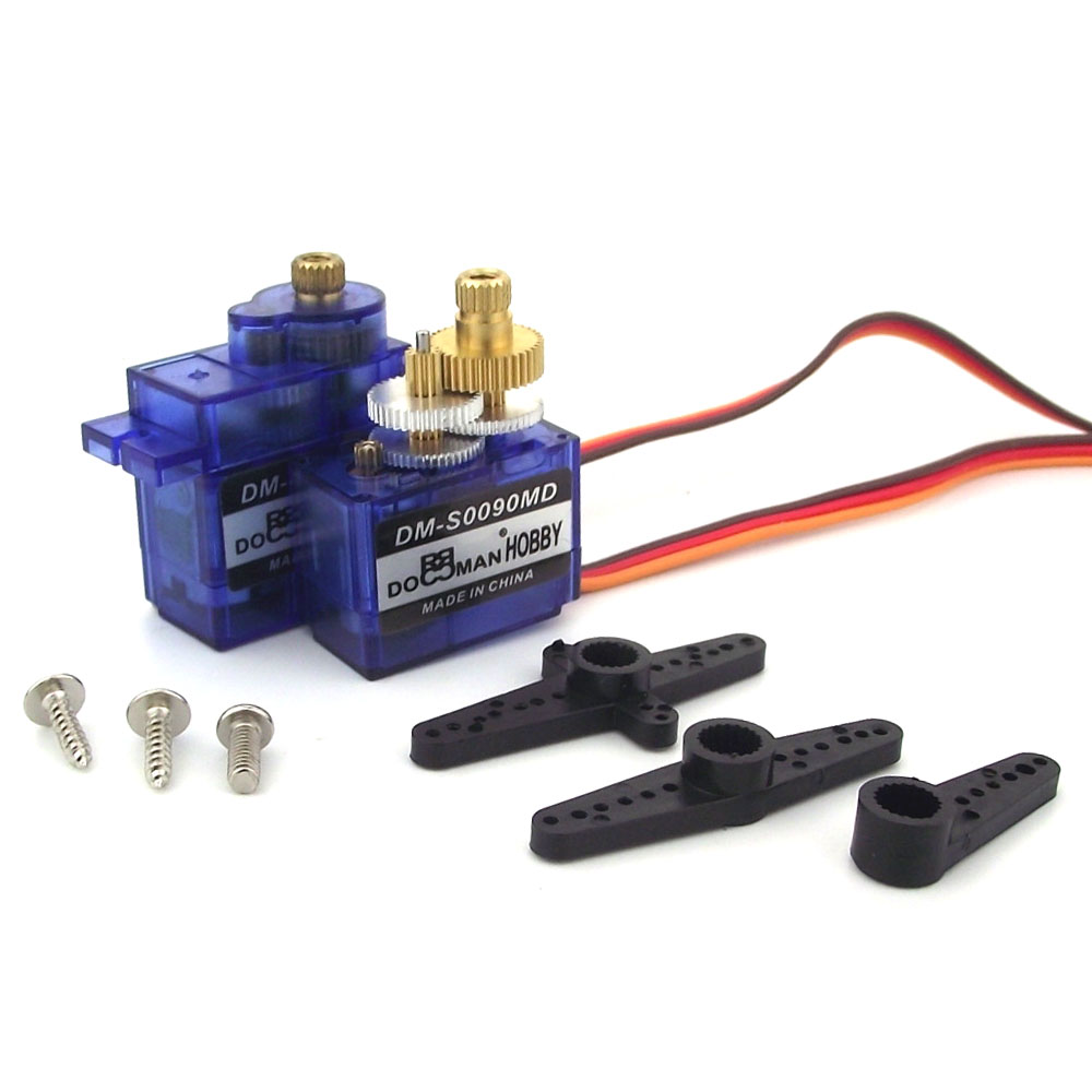 1 Piece DORCRCMAN DM-S0090MD 9g 1.8kg Torque Metal Gear Digital Servo Compatible Futaba JR SANWA Hitec For RC Airplane