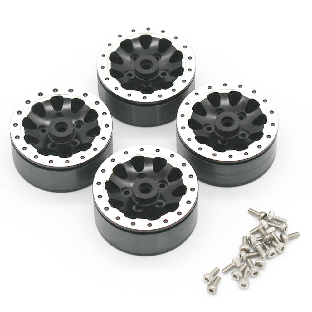 4PCS WPL Metal Wheel Hub for WPL 1/16 C14 C24 C34 C44 B14 B16 B24 B36 Racing Vehicle Models RC Car Parts