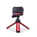 Sunnylife Mini Desktop Tripod Aluminum 13cm/17cm Red/Titanium  Bracket for GoPro 9 OM4 Camera