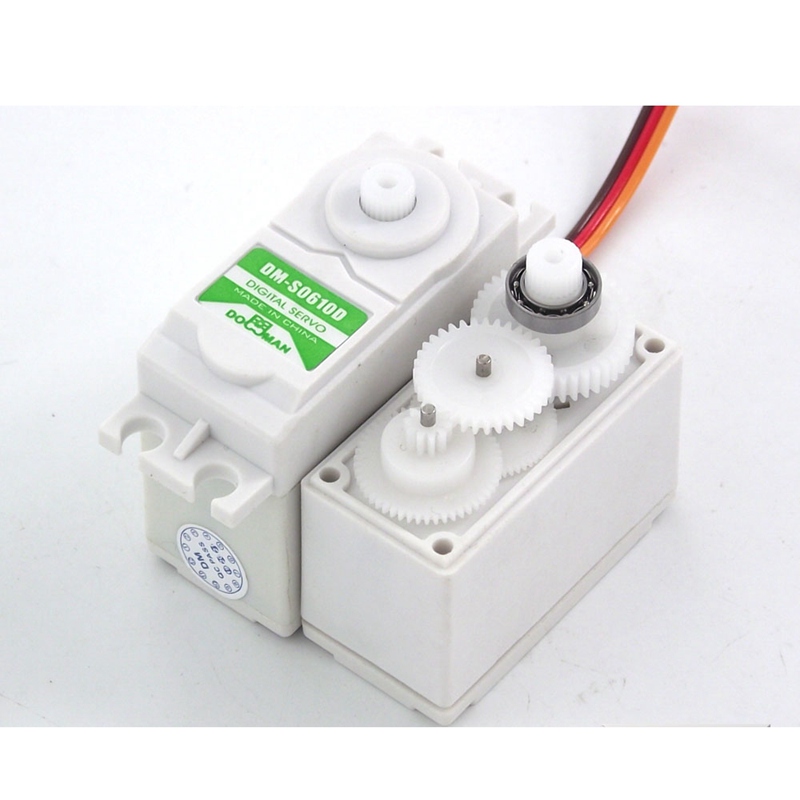 DOMAN DM-S0610D RC Servo 38g/0.15s/6.5kg.cm POM Gear 6kg Digital Plastic Gear for RC Airplane Car Boat Robot