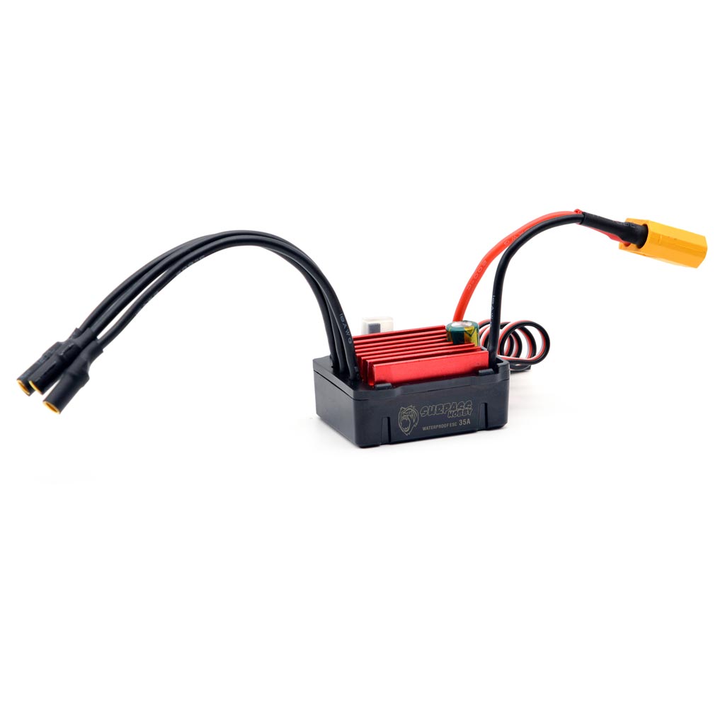 Surpass Hobby KK 35A XT60 Waterproof Brushless ESC for 1/14 1/16 RC Car Vehicles Model Parts
