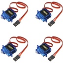 4PCS SG90 Mini Gear Micro Servo 9g For RC Airplane Helicopter 