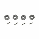 XLF F16 F17 F18 1/14 RC Car Spare Metal Hex Adapter Set Vehicles Model Parts