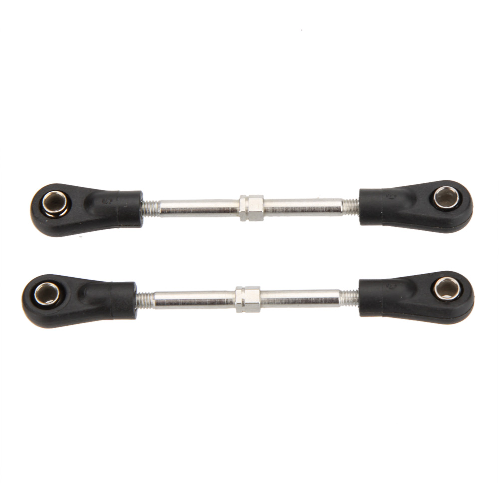 2PCS ZD Racing 10421 DBX-10 1/10 RC Car Spare Rear Upper Adjustable Linkage Rod 7519 Vehicles Model Parts