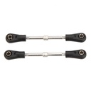 2PCS ZD Racing 10421 DBX-10 1/10 RC Car Spare Rear Upper Adjustable Linkage Rod 7519 Vehicles Model Parts