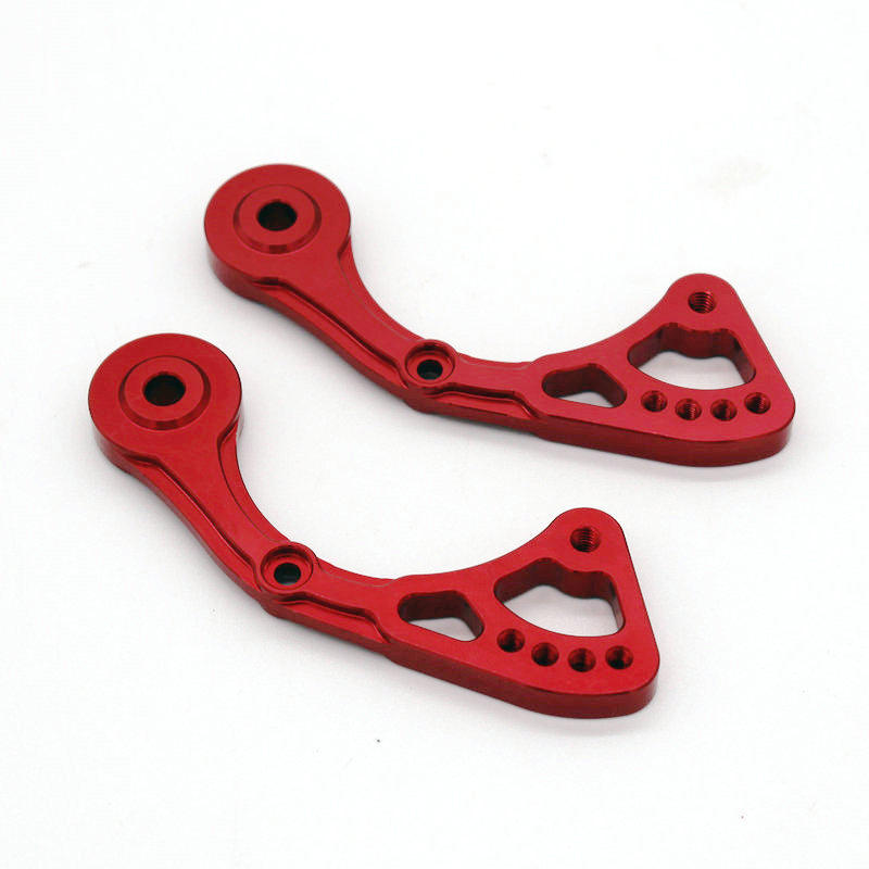 2PCS JLB Upgraded Metal Head Up Tail Wheel Bracket EA1023 for JLB 1/10 J3 Racing Vehicle Models RC Car Parts