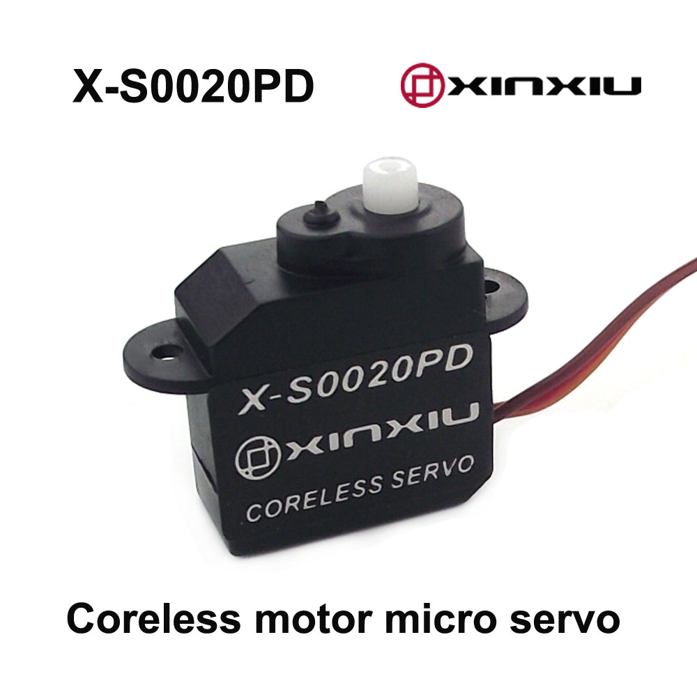XINXIU X-S0020PD-JR RC Digital Servo 2g Micro Plastic Gear Coreless Motor Servo 0.2kg.cm 3.7-6V for RC Car Aircraft Robot Helicopter