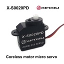XINXIU X-S0020PD-JR RC Digital Servo 2g Micro Plastic Gear Coreless Motor Servo 0.2kg.cm 3.7-6V for RC Car Aircraft Robot Helicopter