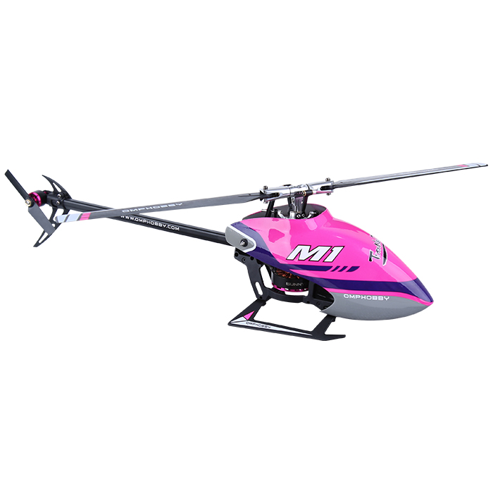 OMPHOBBY M1 290mm 6CH 3D Flybarless Dual Brushless Direct-Drive Motor RC Helicopter BNF with Adjustable Flight Controller Compatible with FUTABA S-FHSS