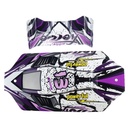Wltoys 124019 1/12 RC Spare Body Shell+Tail Wing 1836 Vehicles Model Parts