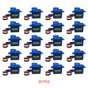 20PCS NHYTech SG90 9g 4.8-6V Mini Analog Servo Smart Horn For RC Fixed Wing Airplane Model Robot Parts Motor DIY Models