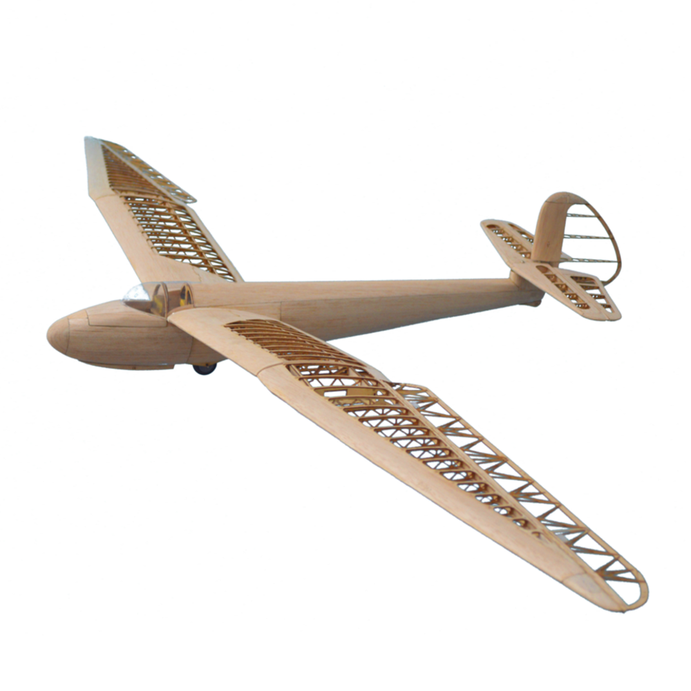 'Tony Ray's AeroModel Minimoa 1422mm Wingspan 1/12 Scale Balsa Wood RC Airplane Glider KIT'