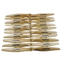 Racerstar 17 Inch 17x4 17x5 17x6 17x8 Electric Beechwood Propeller CCW/CW 1pc for RC Airplane Fixed Wing