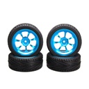 4PCS Alloy Rims Tires RC Car Wheels 1/18 WLtoys A959-B A979-B A959 A969 A979 K929 Vehicles Model Parts