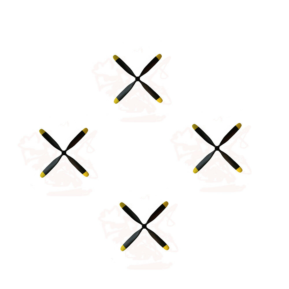 4pcs Volantex RC 768-1 Mustang P-51D Warbird RC Aiprlane Spare Part 4-Blade 3.0mm Propeller