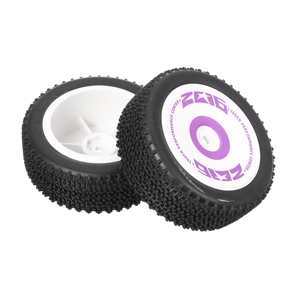 2PCS Wltoys 124019 1/12 RC Car Spare Front/Rear Tires Wheels 1826 1827 Vehicles Model Parts